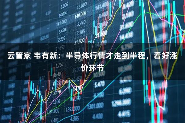 云管家 韦有新：半导体行情才走到半程，看好涨价环节