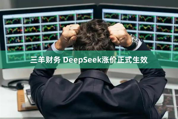 三羊财务 DeepSeek涨价正式生效